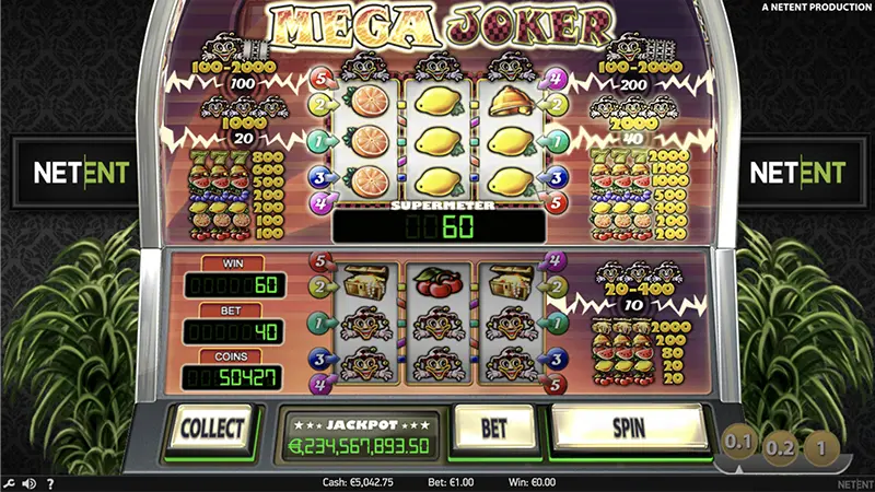 Jouer sur Mega Joker pour de vrai