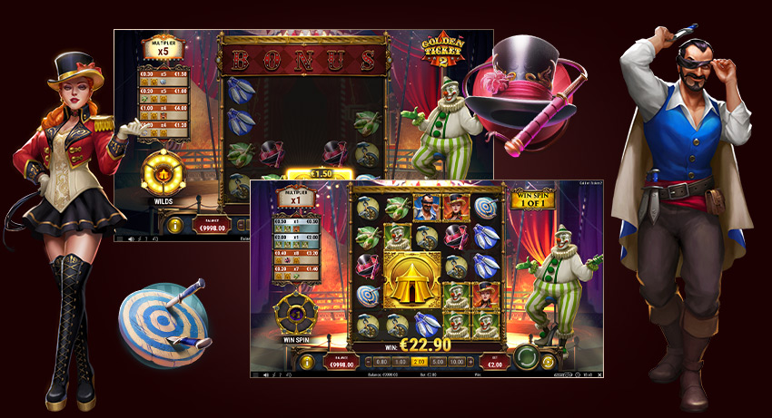 Nouvelle machine à sous sur le cirque : Golden Ticket 2 Nouvelle machine à sous sur le cirque : Golden Ticket 2