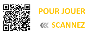 Scannez ce QR code afin de pouvoir jouer aux machines à sous sur mobile !