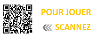 Scannez ce QR code afin de pouvoir jouer aux machines à sous sur mobile !