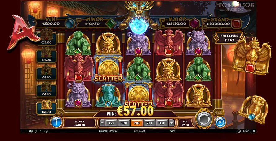 Machine à sous lucrative Fulong 88 de Play'n Go